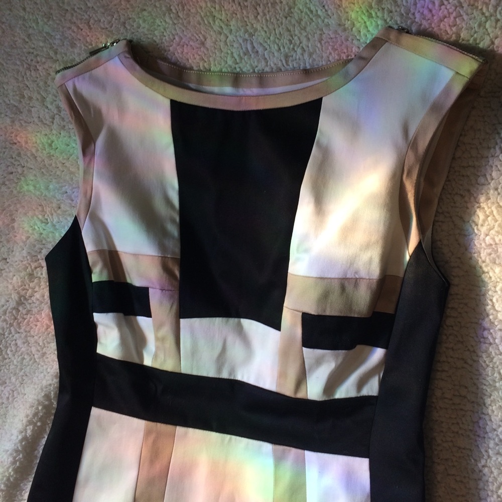 sale Chetta B colorblock dress size 2 - Picture 2 of 8